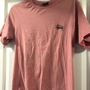 Stussy pink tee